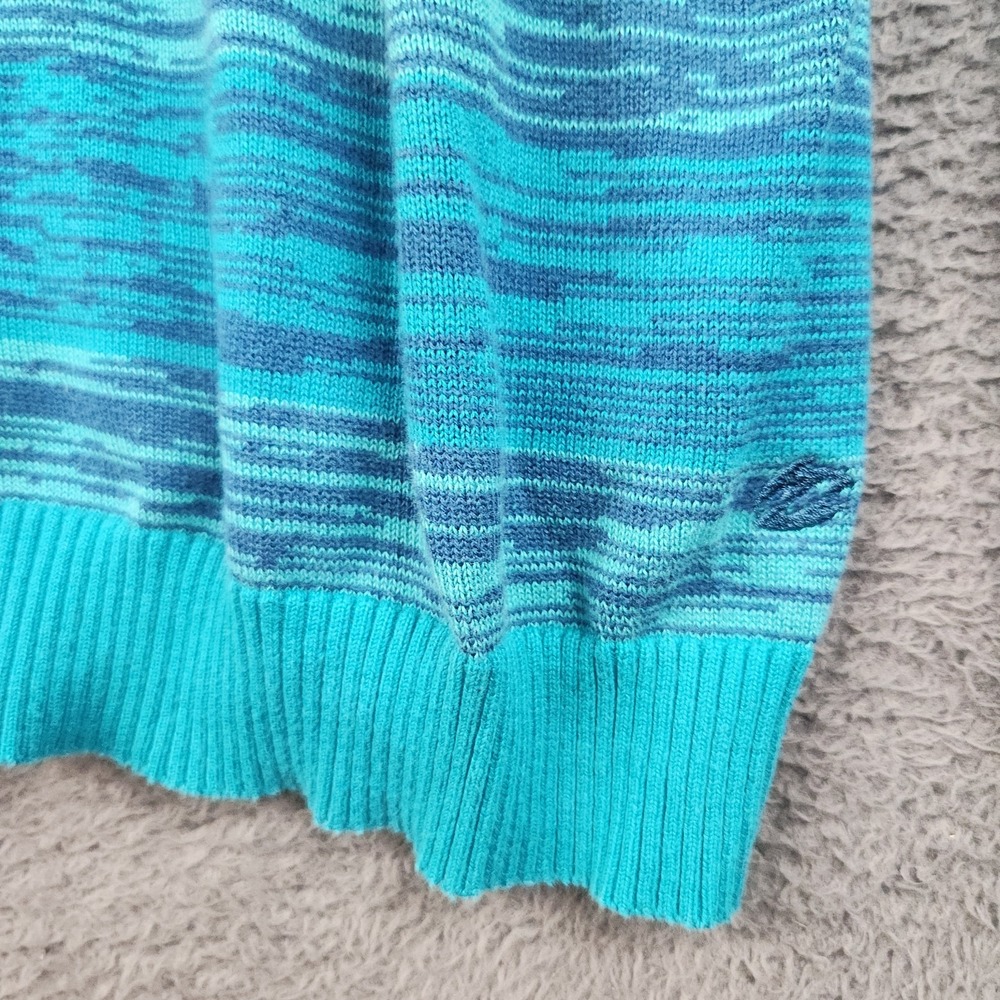 Vintage Billabong Striped Hoodie Womens Large 90s Jacket Surf Skater Broke Zip - Picture 8 of 9
